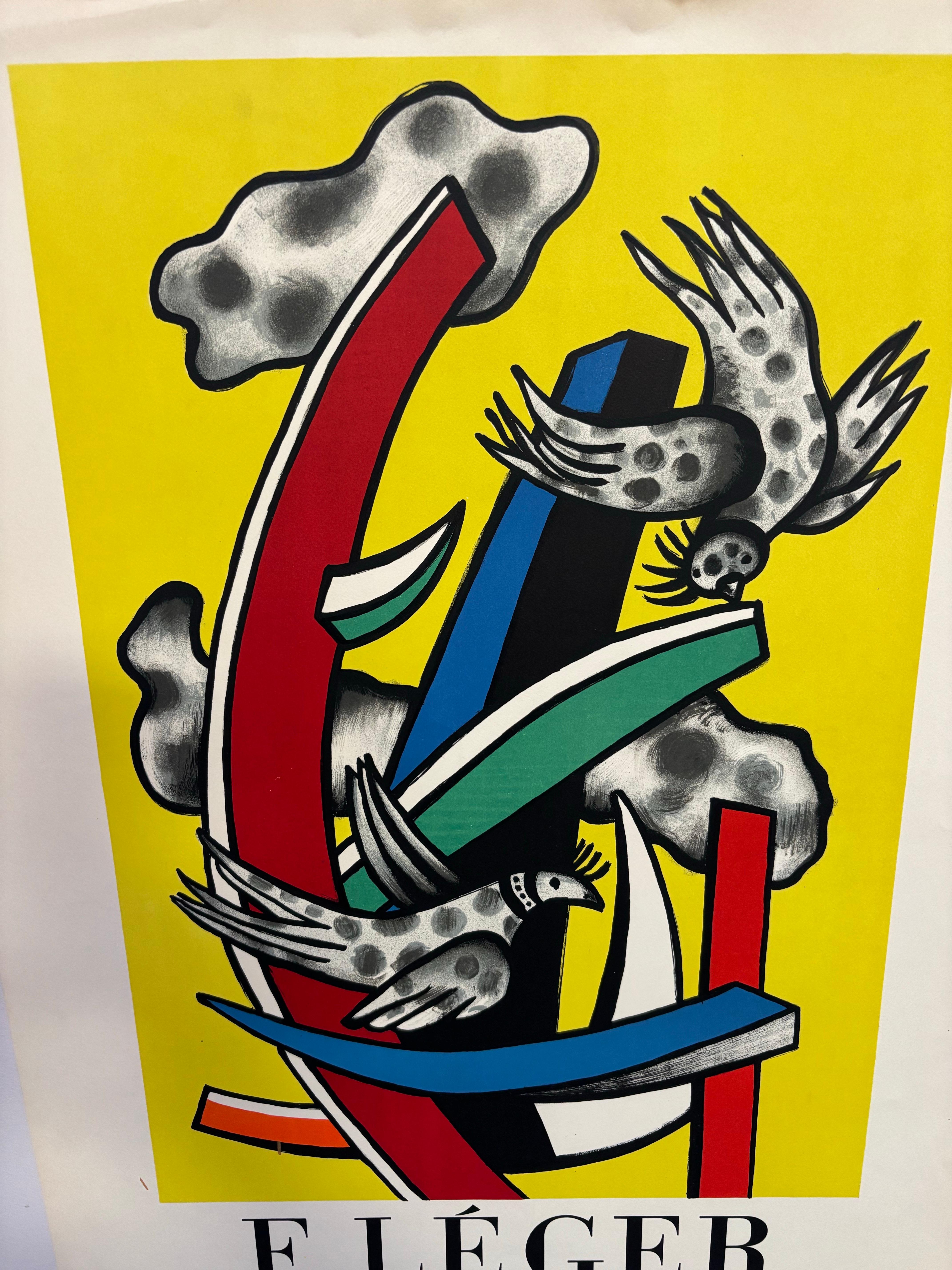 F. Leger 1956 Ausstellungsplakat (20. Jahrhundert) im Angebot