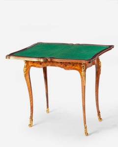 F. Linke 19th Century Flip Top Game Table