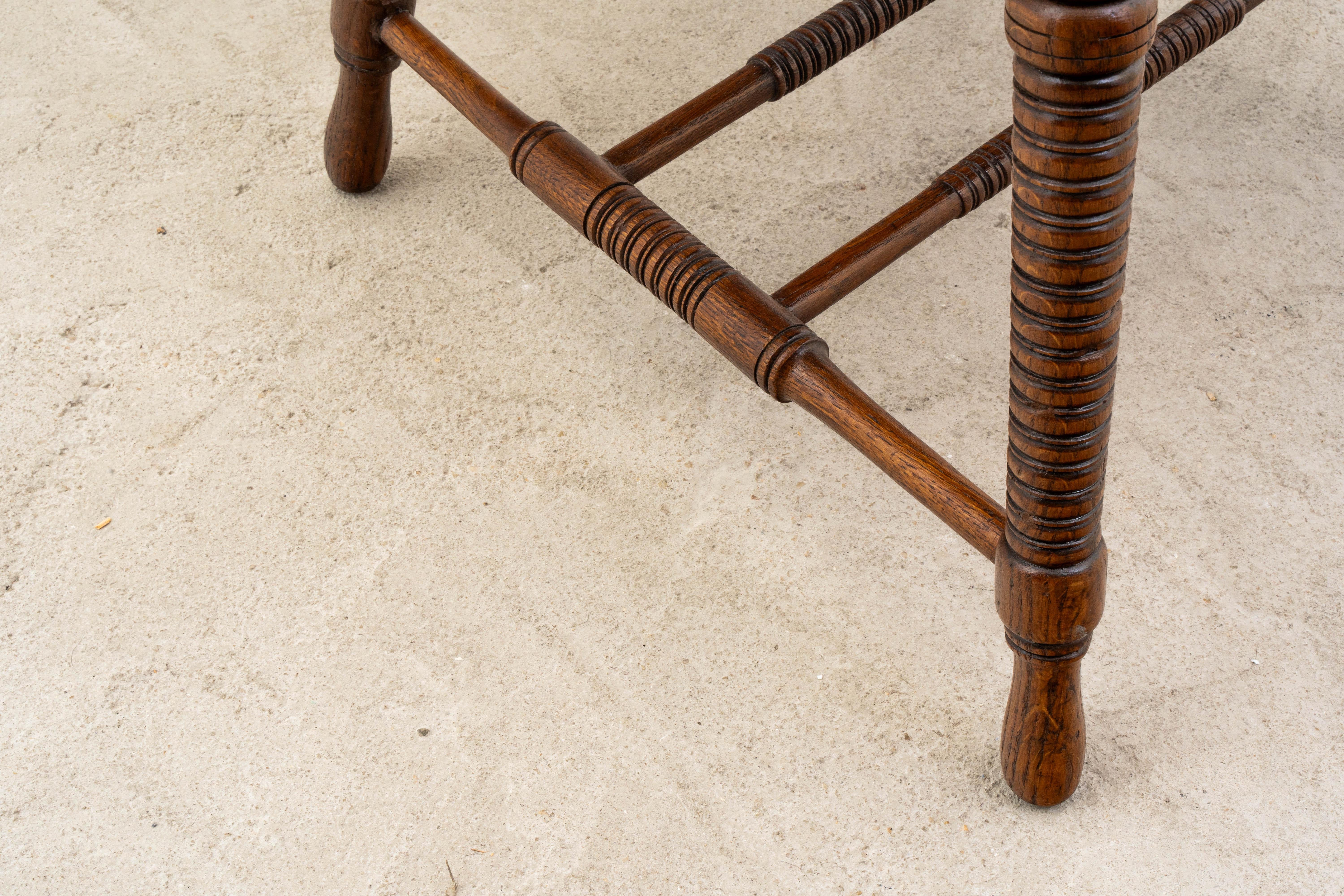 F. O. Schmidt - Adolf Loos - Armchair - Bureau Chair - Leather, Oak For Sale 13
