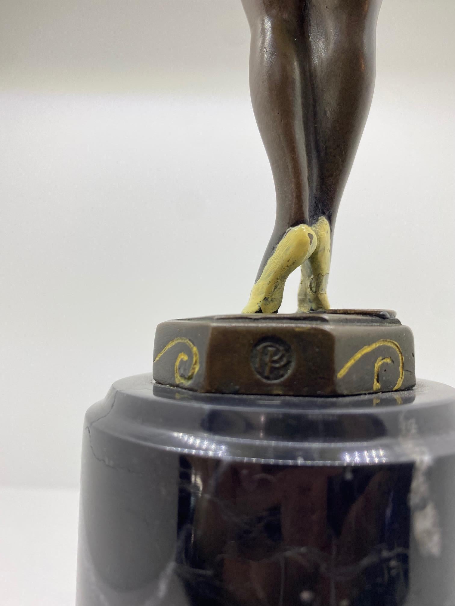 Bronzo Firmato F. Paris (Austria) - Ballerina Danzante 2