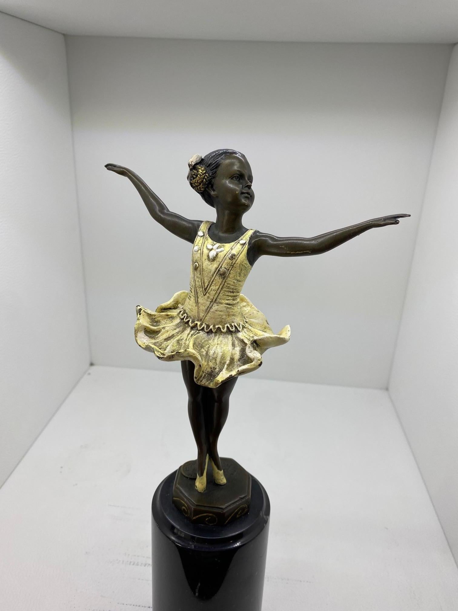 F. Paris - Bronze Signed F. Paris (Austria) - Ballerina Dancer For Sale at  1stDibs