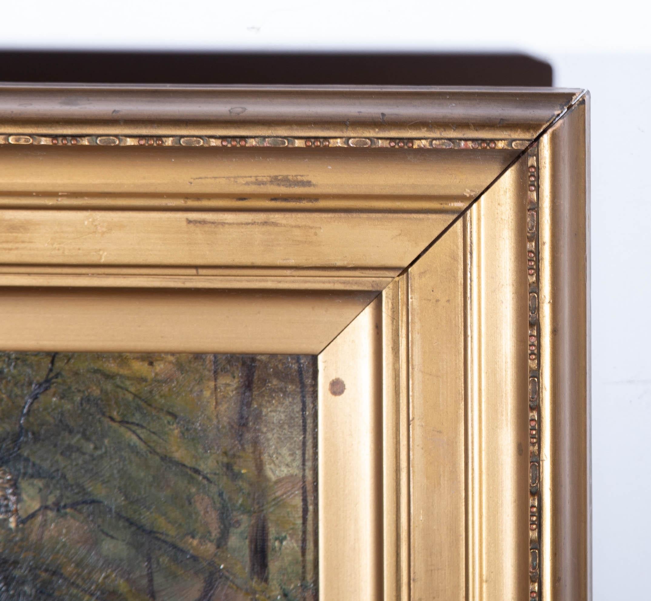 F. R. Morris – Ölgemälde, „The Hillside“, 20. Jahrhundert im Angebot 3