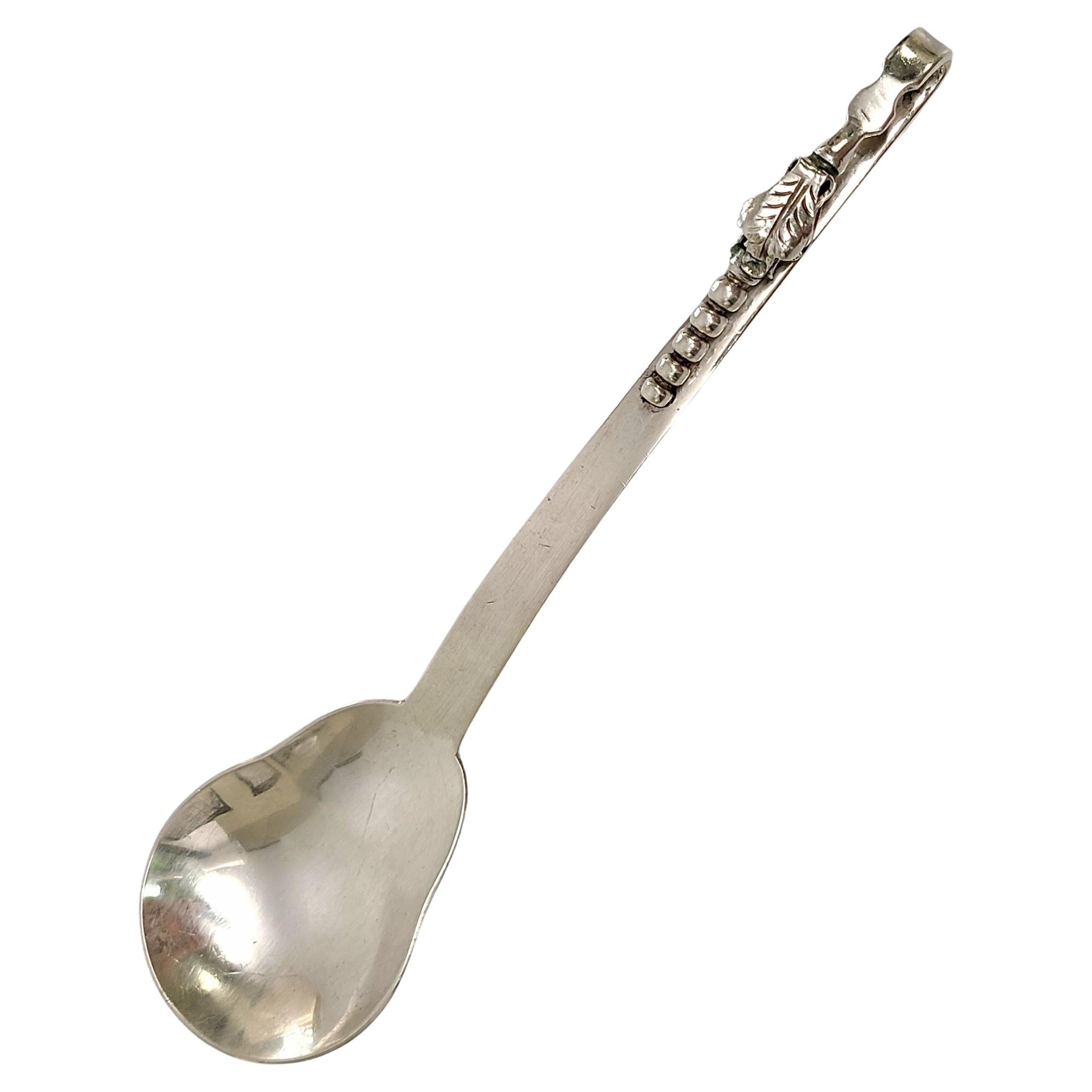 F. Ramirez Mexico Sterling Silver Blossom Serving Spoon