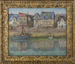 F. S. Balam - 1939 Oil, Impressionist Harbour