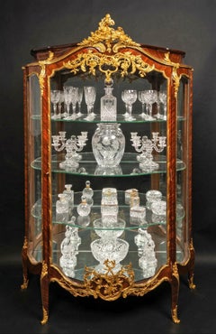F. Schmit, Louis XV-inspired Vitrine, France, circa 1870