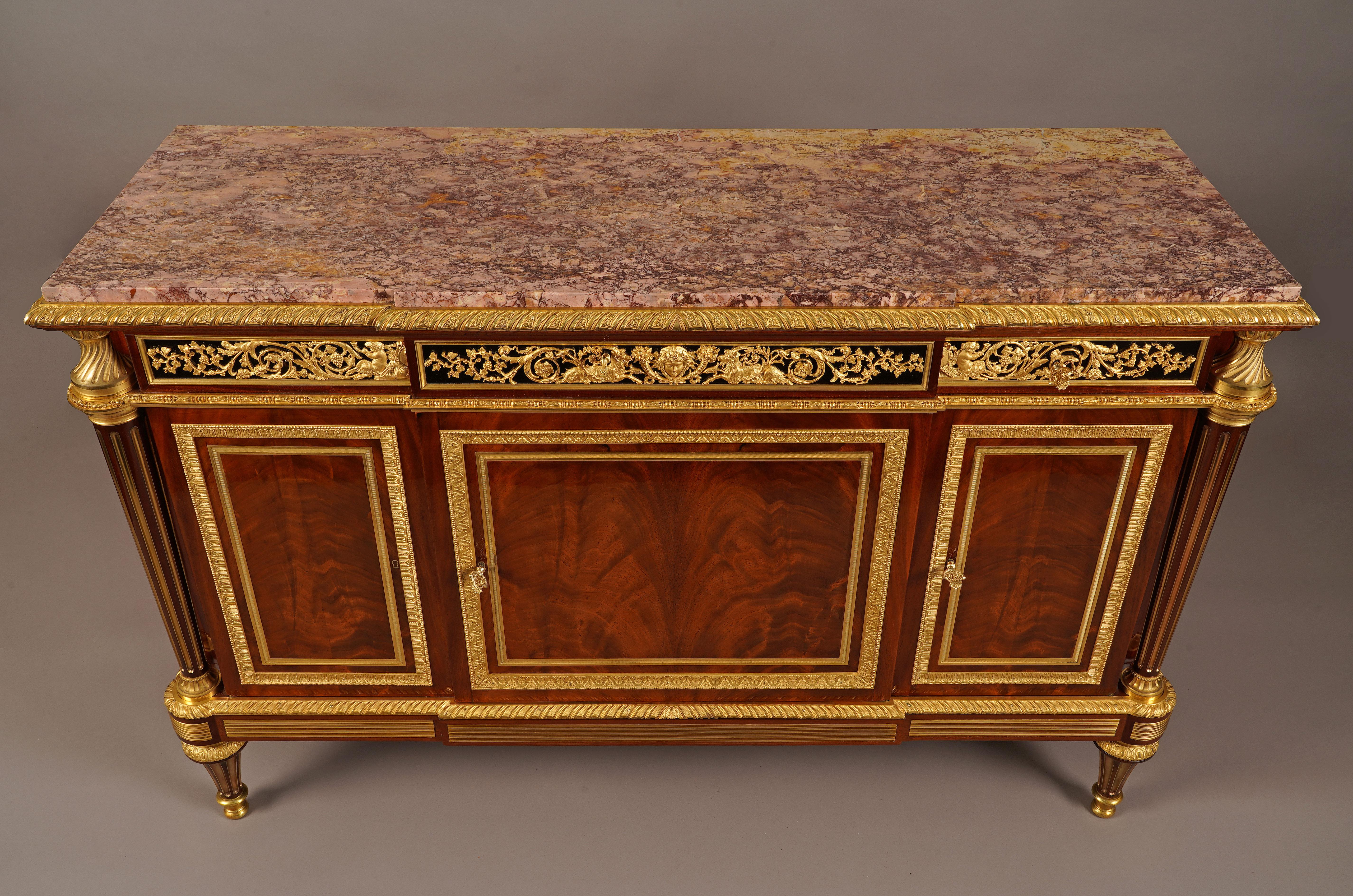 F. Schmit, Louis XVI style Commode, France, circa 1876 For Sale 5