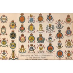 Badges Of The Calvary Regiments Of The British Army Drawn For The Boys Own Paper