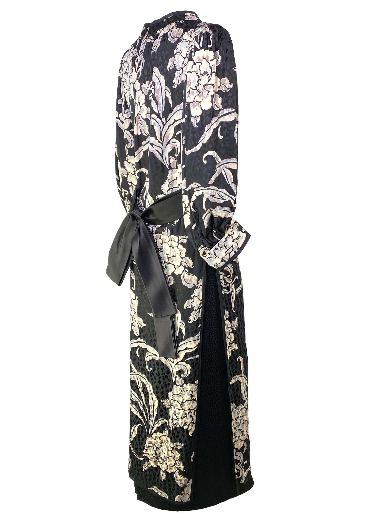 F/W 1977 Yves Saint Laurent Haute Couture 'Les Chinoises' Documented Dress Set For Sale 4