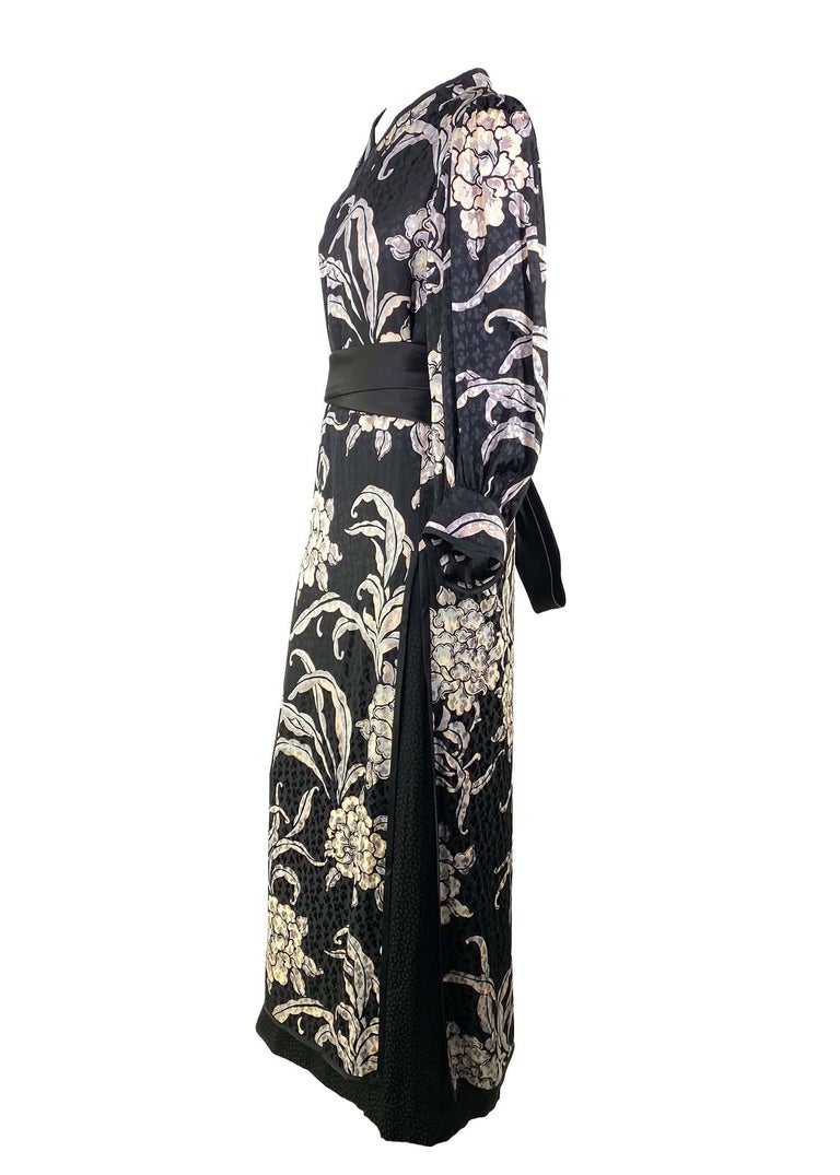 Women's F/W 1977 Yves Saint Laurent Haute Couture 'Les Chinoises' Documented Dress Set For Sale