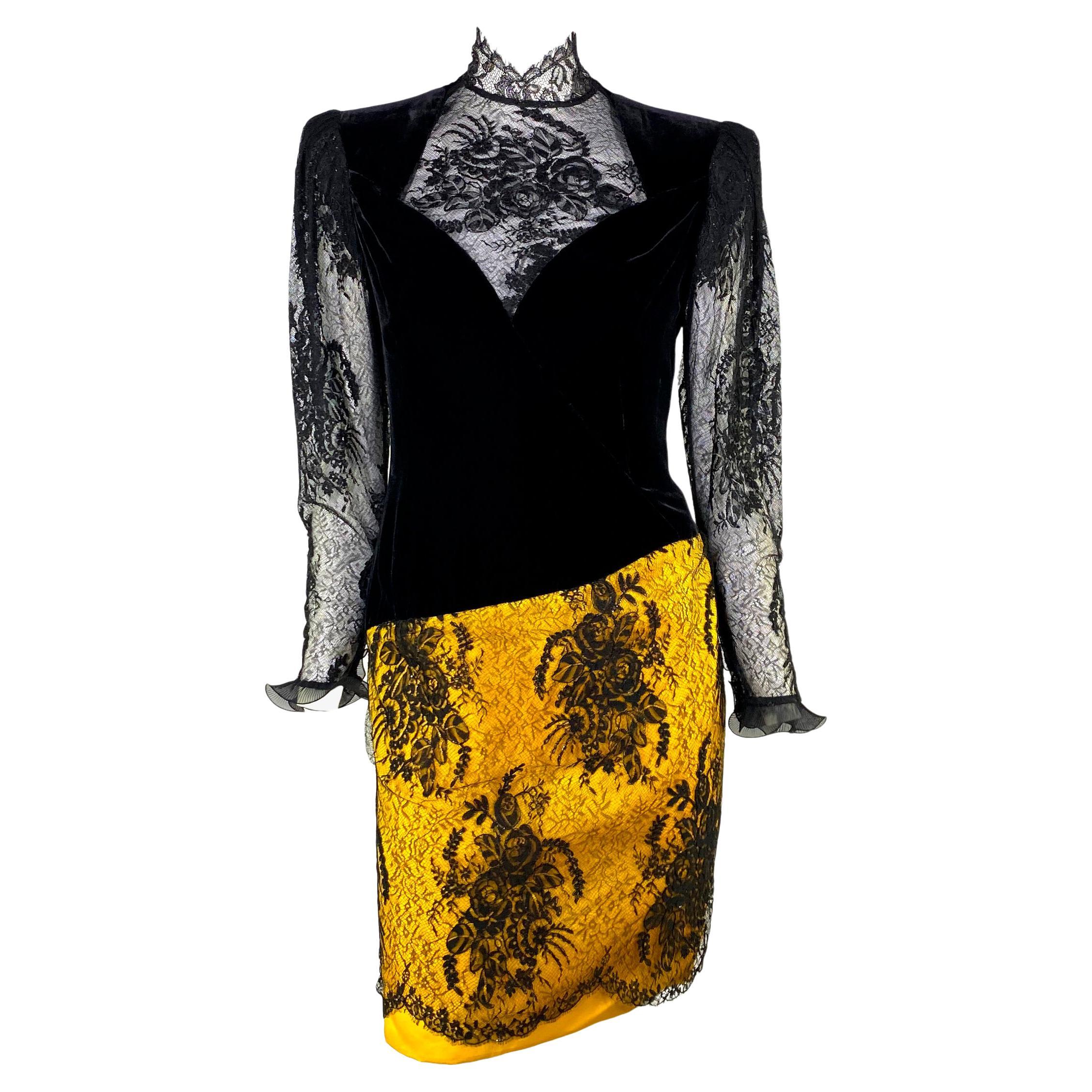 velvey puff sleeve dress with engineered skirt