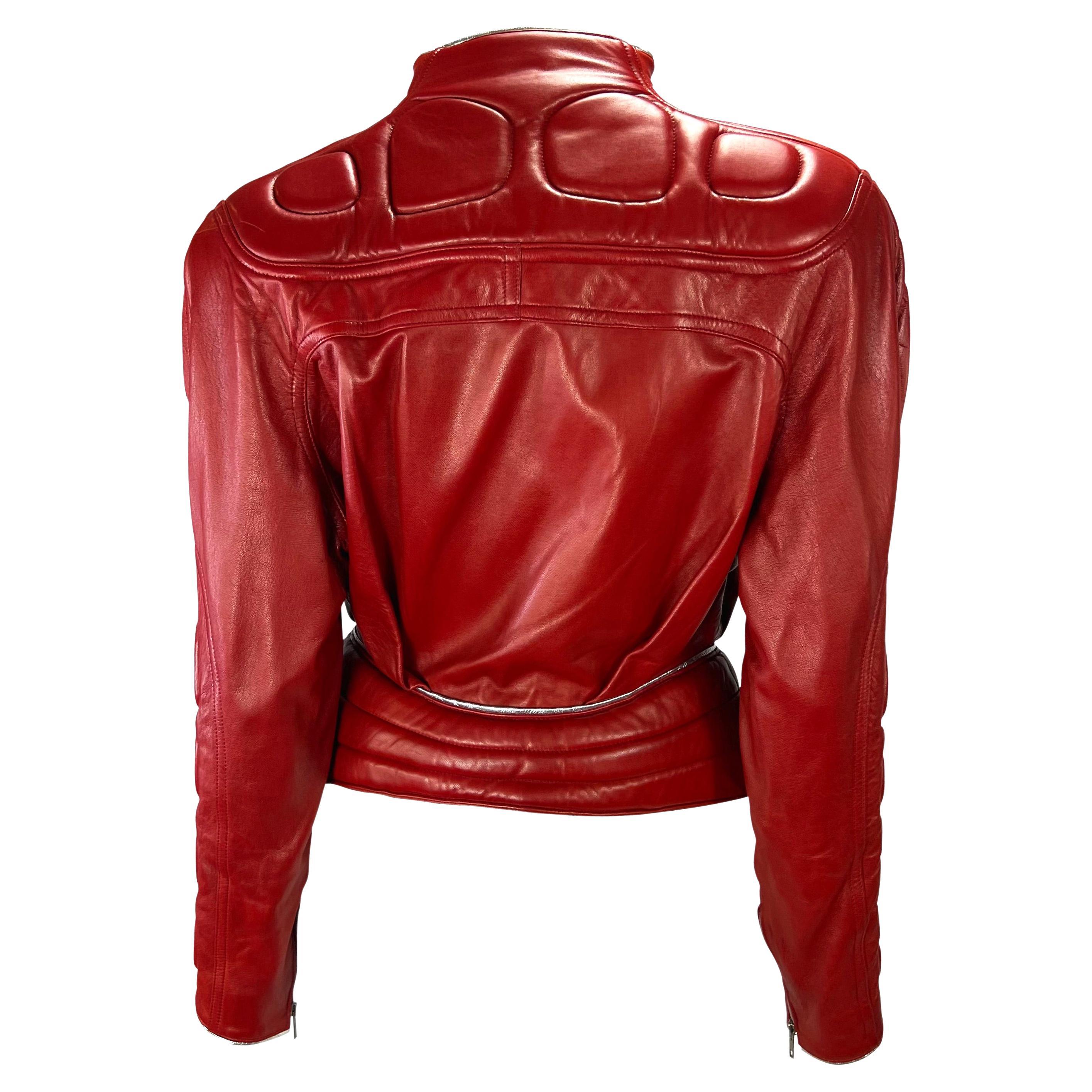 thierry mugler leather jacket