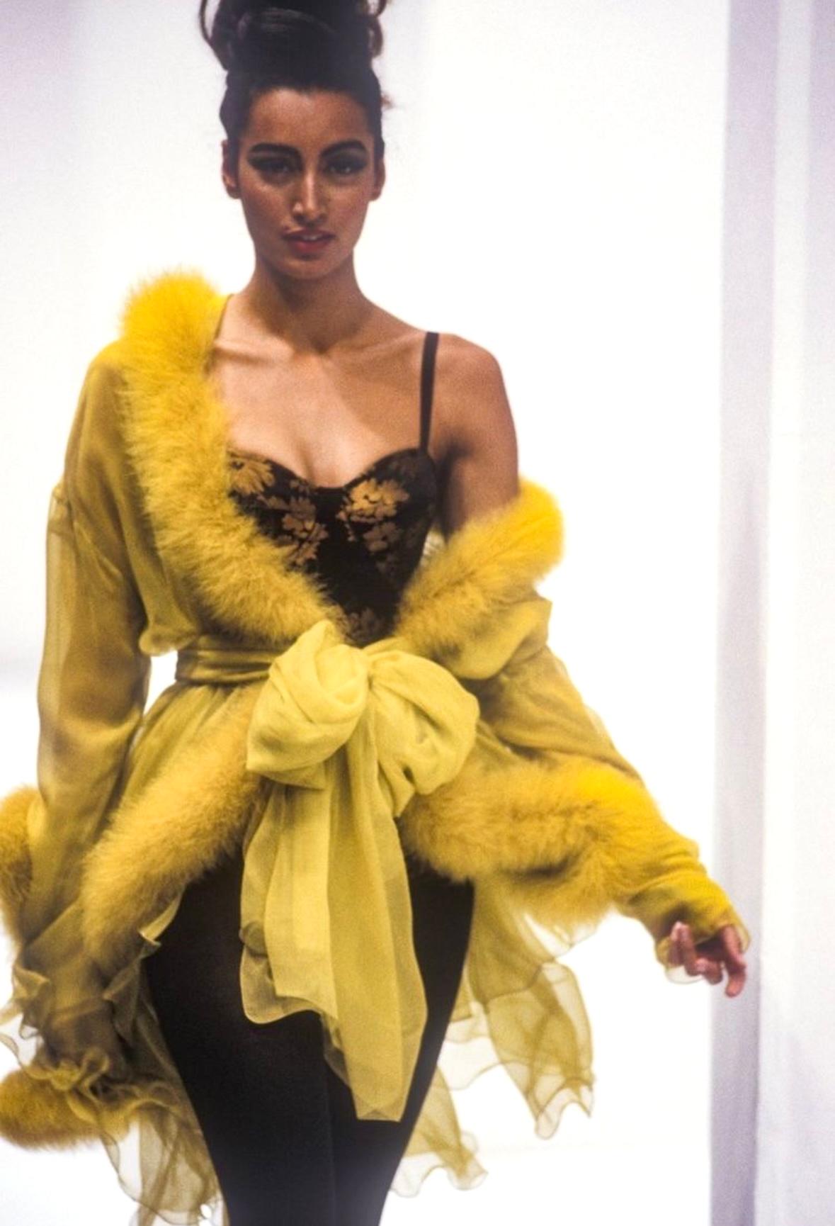 F/W 1991 Dolce & Gabbana Black Gold Tapestry Bodycon Bustier Stretch Mini Dress 1