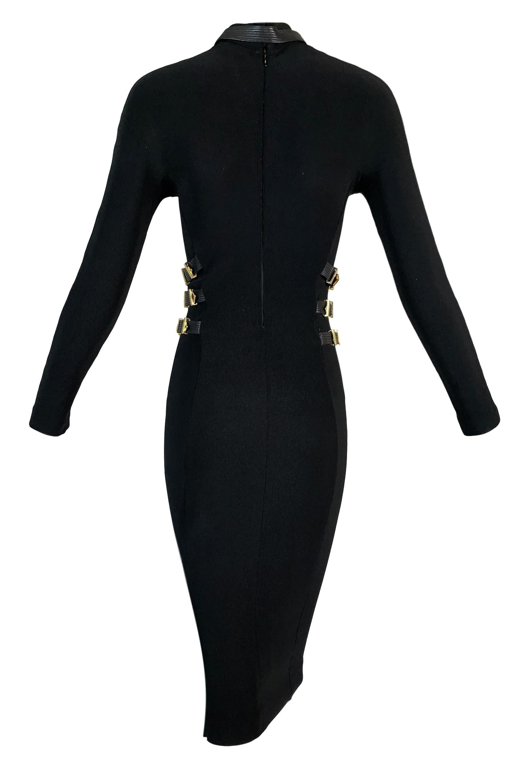 gianni versace 1992 black dress