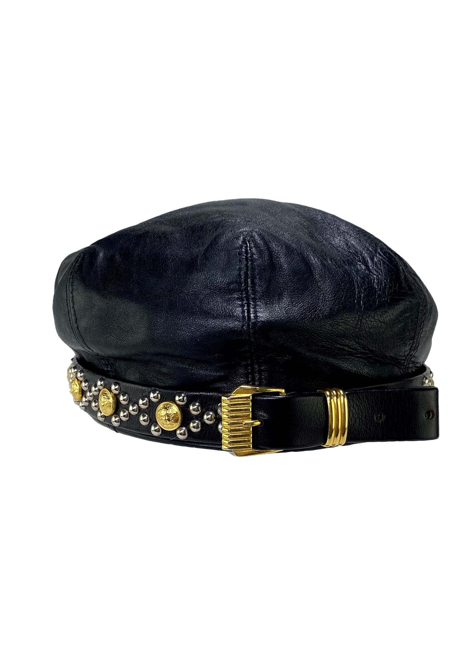 versace beret hat