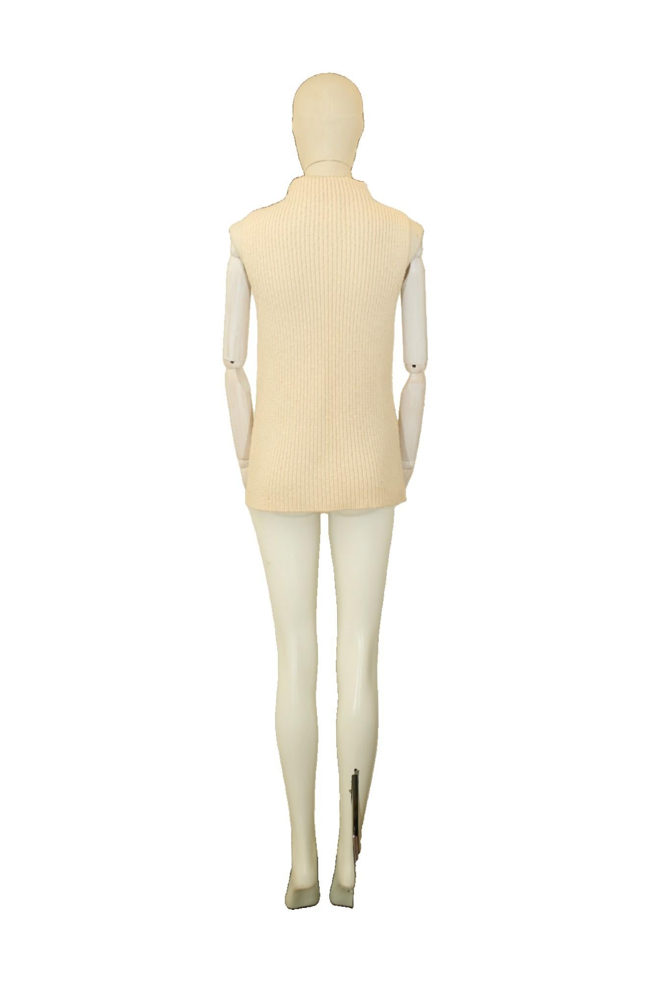 Donna A/I 1994 Gilet in maglia senza maniche Artisanal in vendita