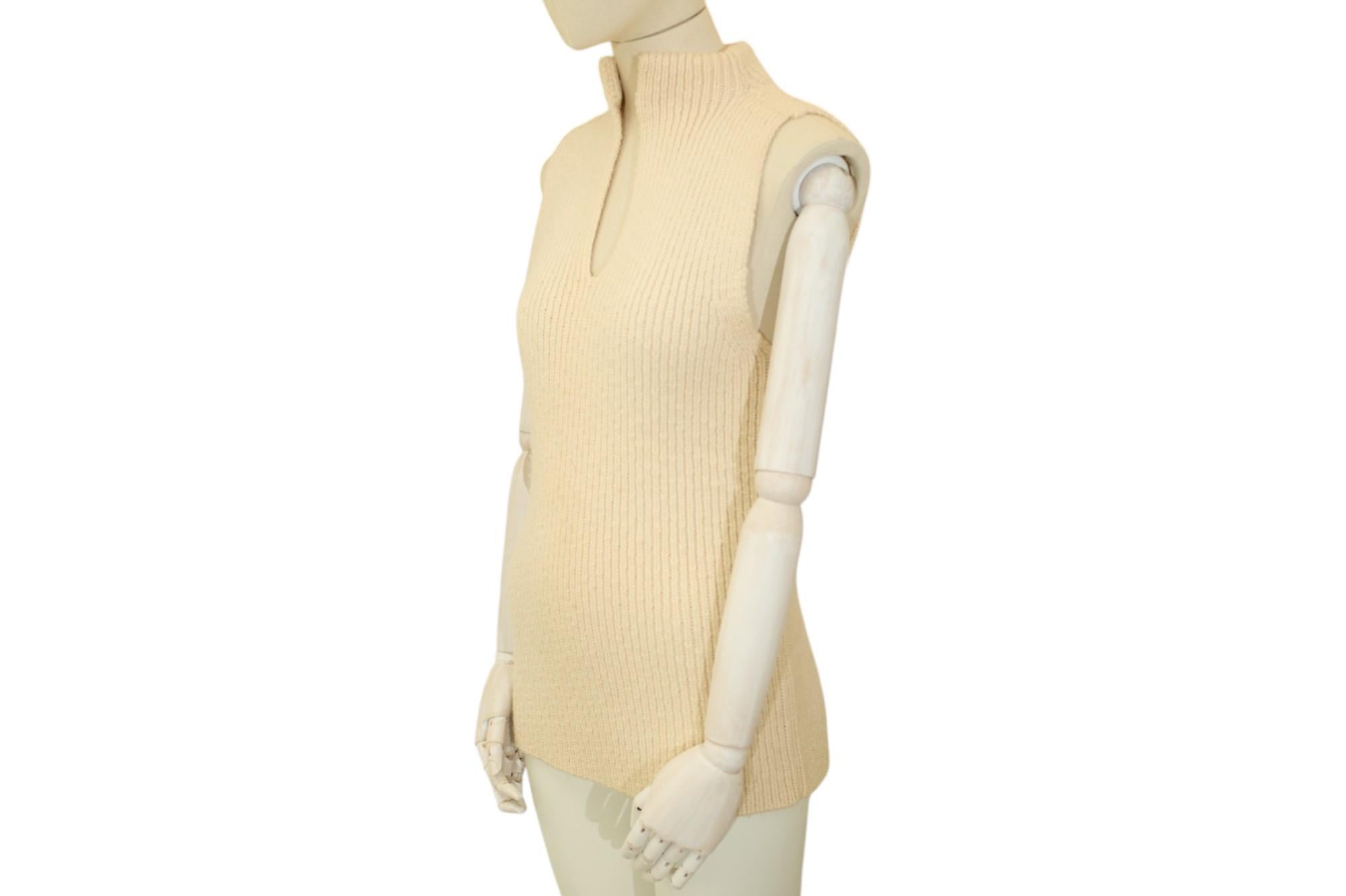 A/I 1994 Gilet in maglia senza maniche Artisanal in vendita 3