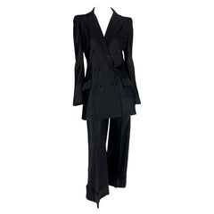 F/W 1994 John Galliano Double Breasted Oversized Silk Runway Suit