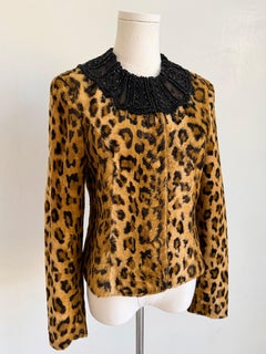 F/W 1994 Runway Leopard Beaded Jacket