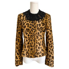 F/W 1994 Runway Leopard Beaded Jacket