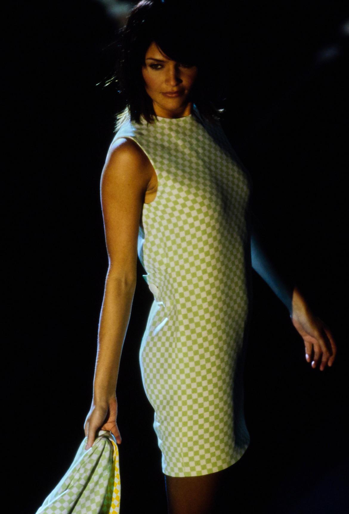 versace 1995 yellow dress