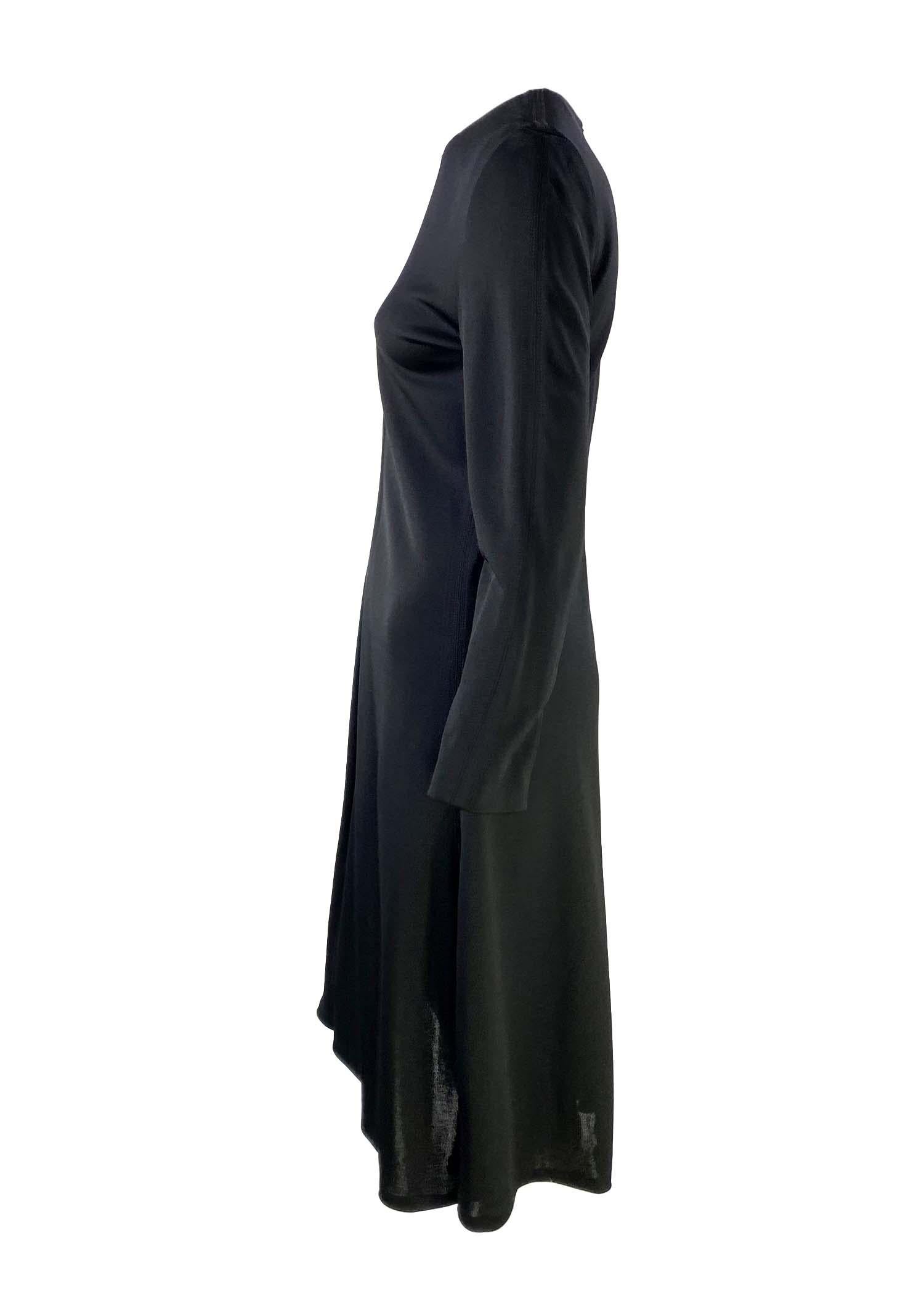 F/W 1995 Gucci by Tom Ford Black Long Sleeve Dress In Excellent Condition For Sale In West Hollywood, CA