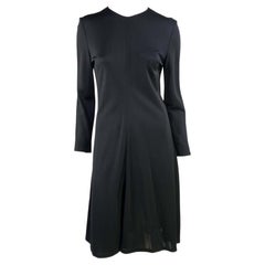 H/W 1995 Gucci by Tom Ford Schwarzes langärmeliges Kleid mit langen Ärmeln