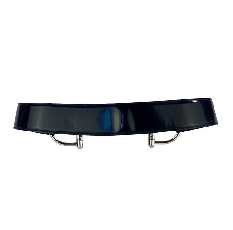 F/W 1995 Gucci by Tom Ford Oversized Silver Horsebit Buckle F/W 1995 Gucci by Tom Ford Oversized Silver Horsebit Buckle
