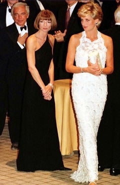 F/W 1996 Calvin Klein Runway Black Viscose Asymmetric Bodycon Column Gown