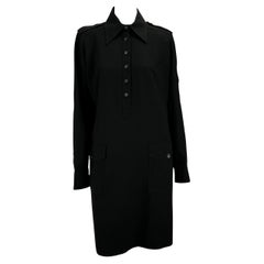 Robe de poche militaire noire Gucci by Tom Ford, A/H 1996