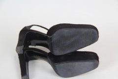 A/I 1996 Gucci by Tom Ford Brown Pony Hair  Tacchi