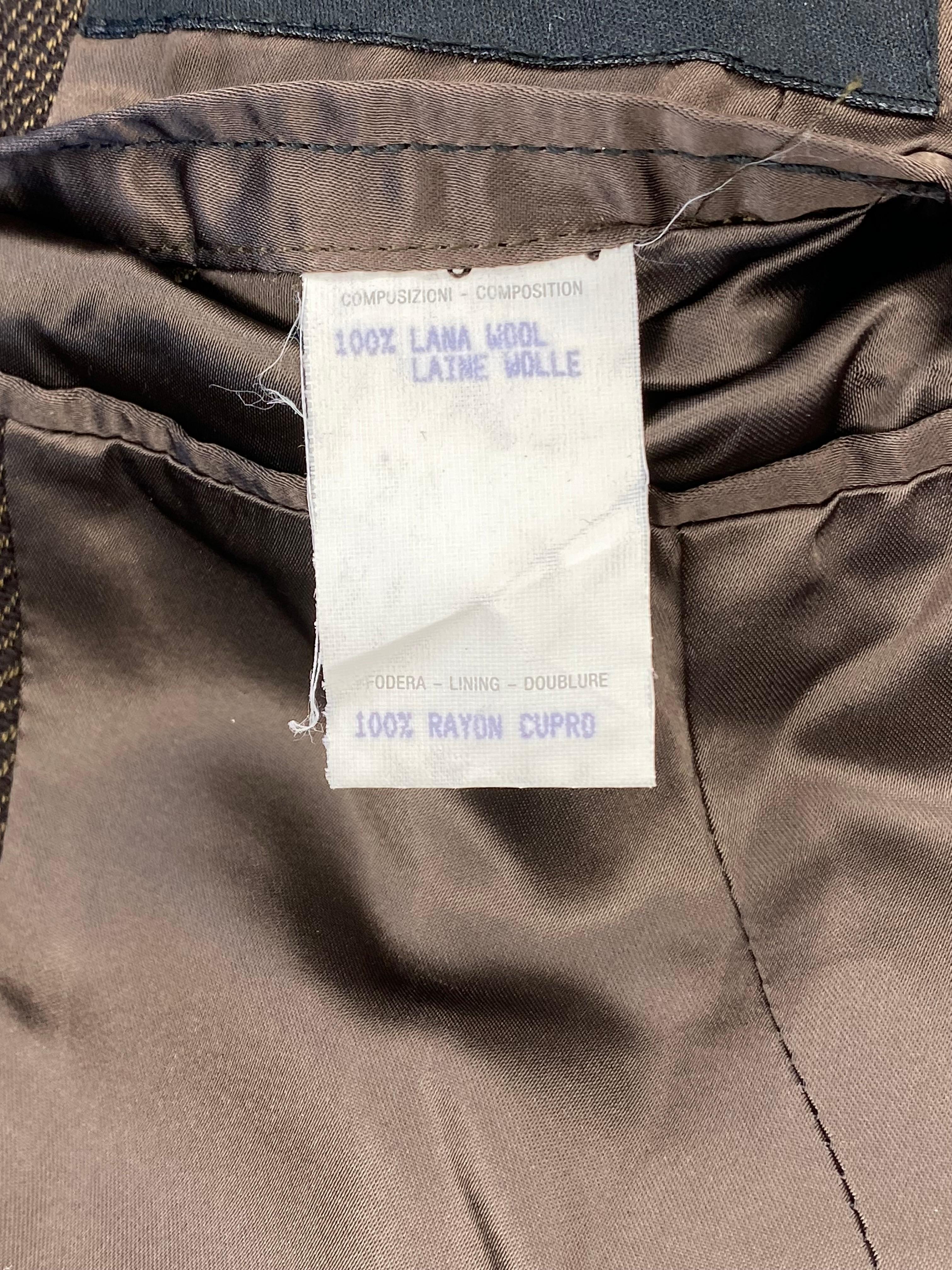 A/I 1996 Gucci by Tom Ford Cappotto oversize con fibbia dorata G. W. 5
