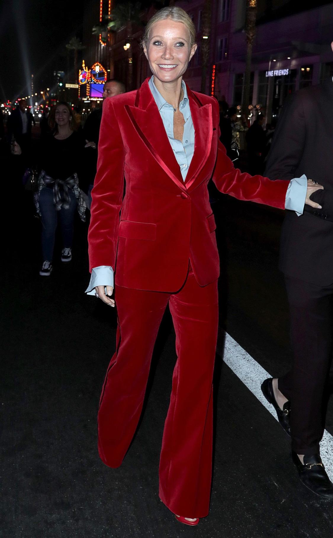 tom ford red velvet suit