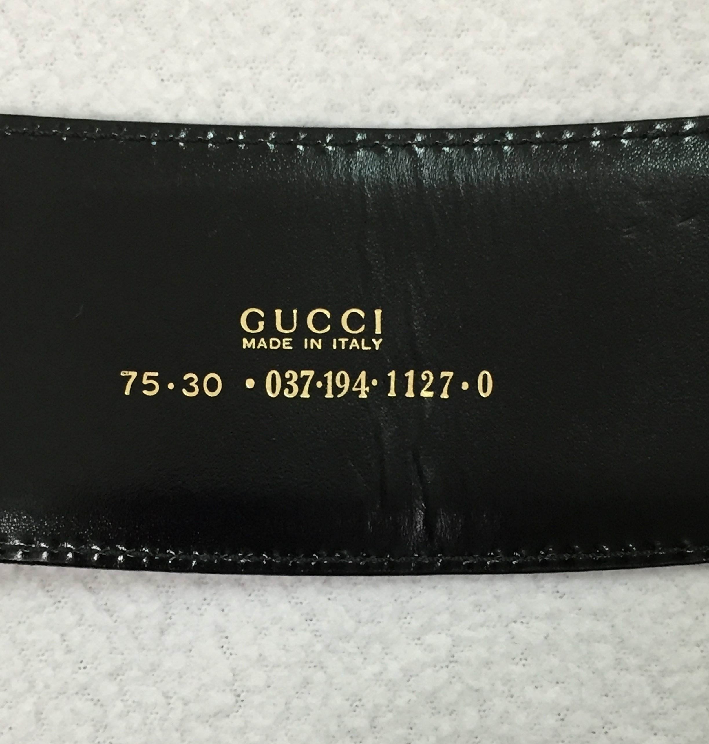 F/W 1996 Gucci Tom Ford Black Cut-Out L/S Gown Dress w Large Belt 2