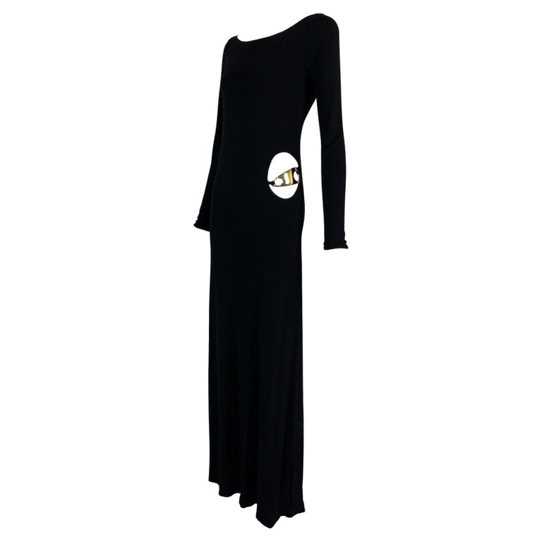 black dress with gold buckle NicoBlu Amaris Black Midi Cocktail Sheath Dress and Gold Embellishment 00 main image 0