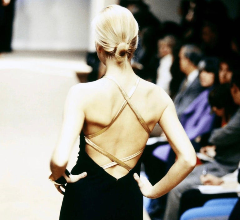 tube leather dress Faux Leather Rosette Tube Dress in Black-swatch main image 1