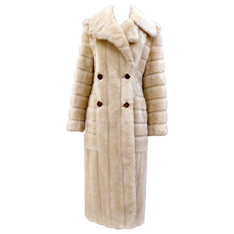 F/W 1996 Tom Ford for Gucci Faux Fur Runway Coat