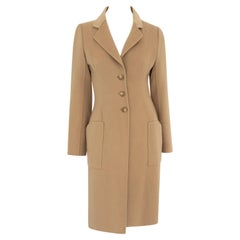 F/W 1997 Bill Blass Runway Camel Tone Lightweight Coat