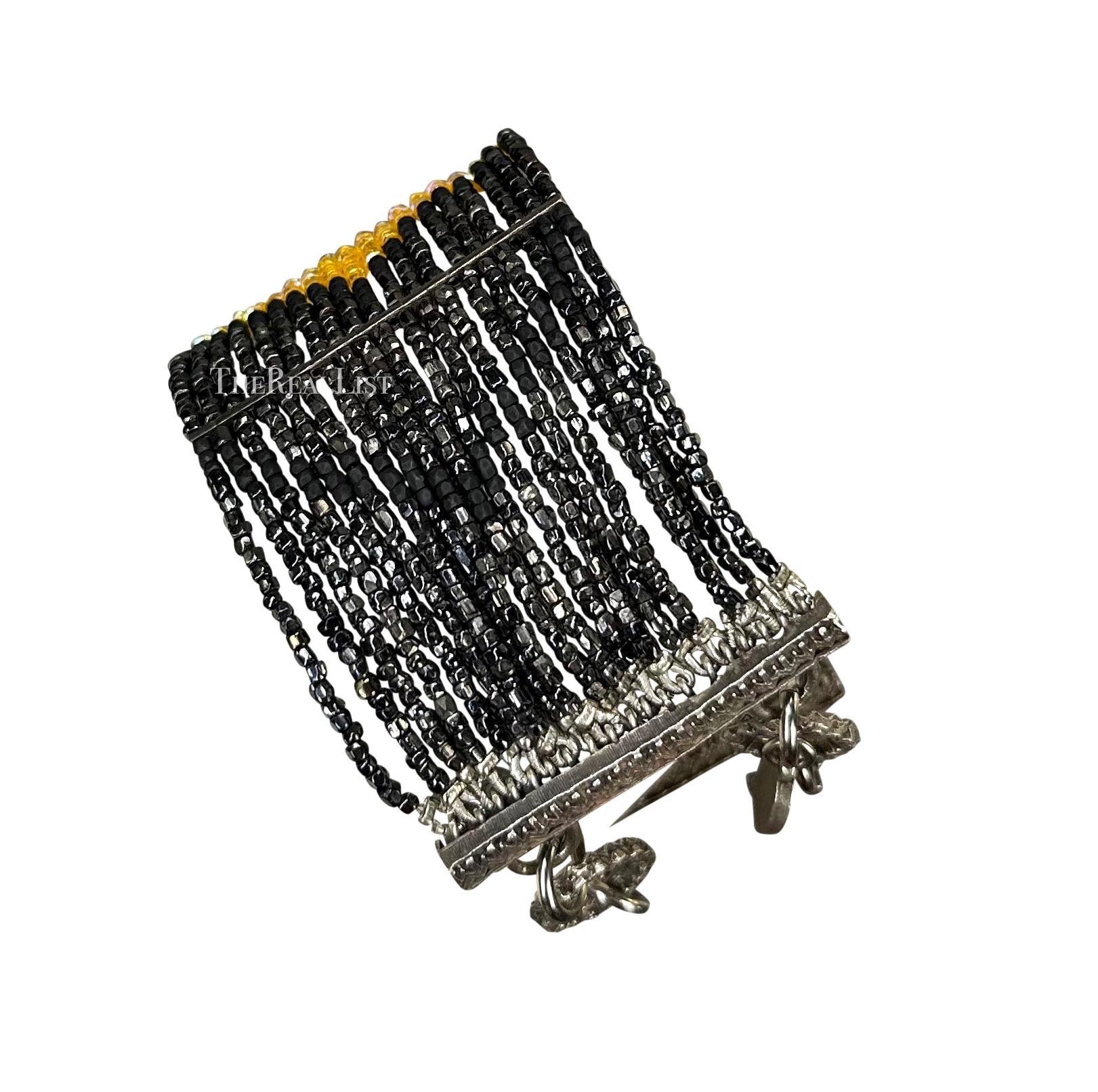 Christian Dior par John Galliano, bracelet Masai perlé, A/H 1997 en vente 1