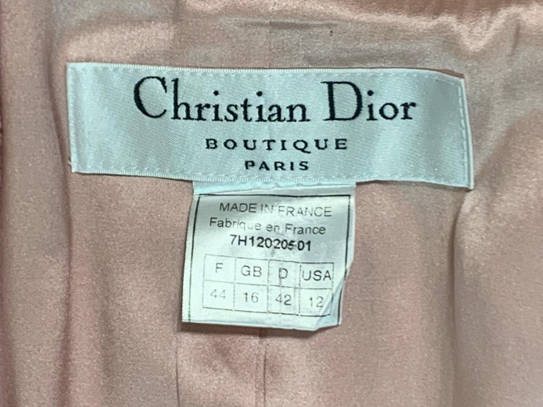 F/W 1997 Christian Dior by John Galliano Runway Pink Fringe Plunging ...