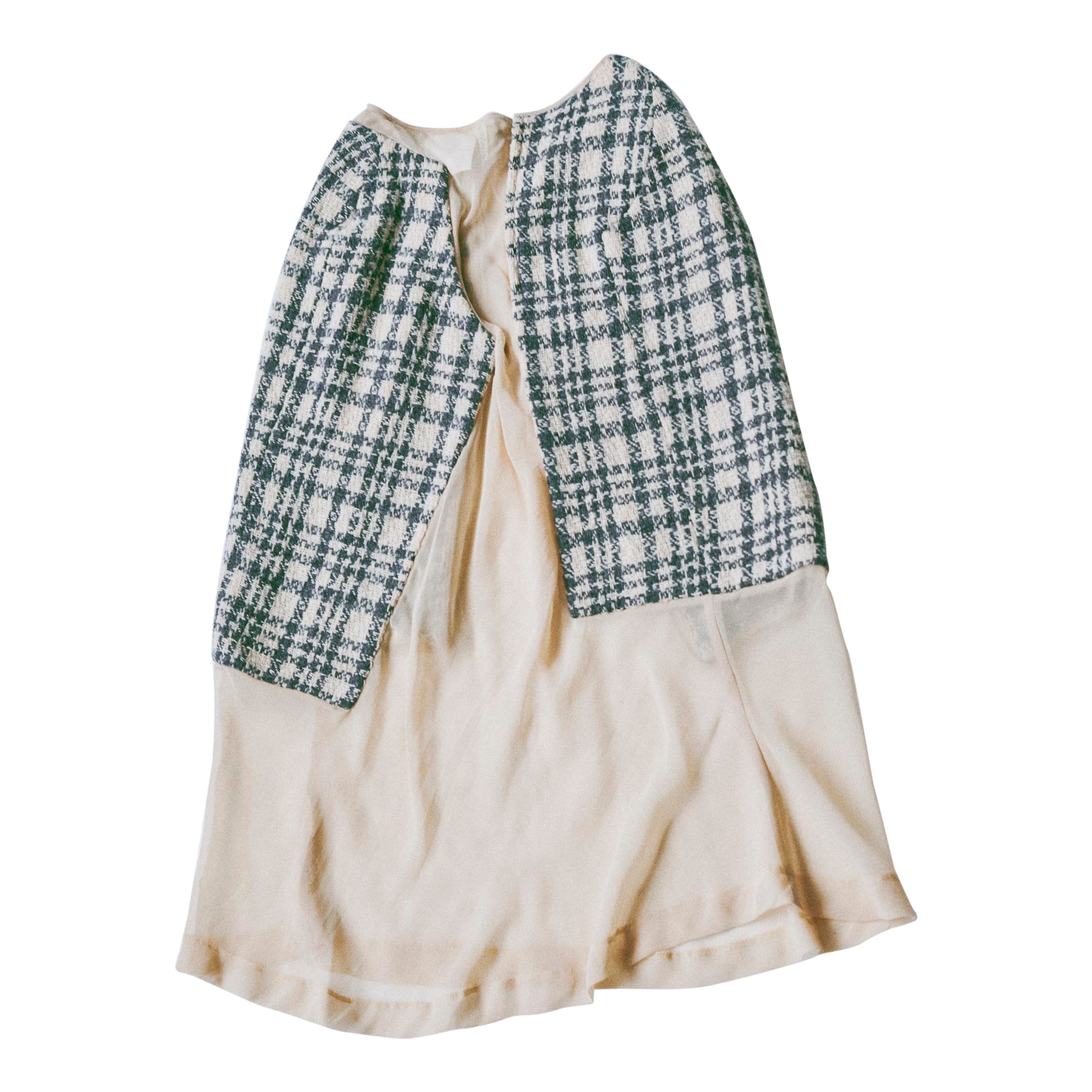 F/W 1997 Comme des Garcons Wool and Tulle Skirt For Sale