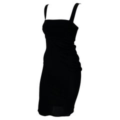 F/W 1997 Gianni Versace Couture Asymmetric Little Black Mini Dress