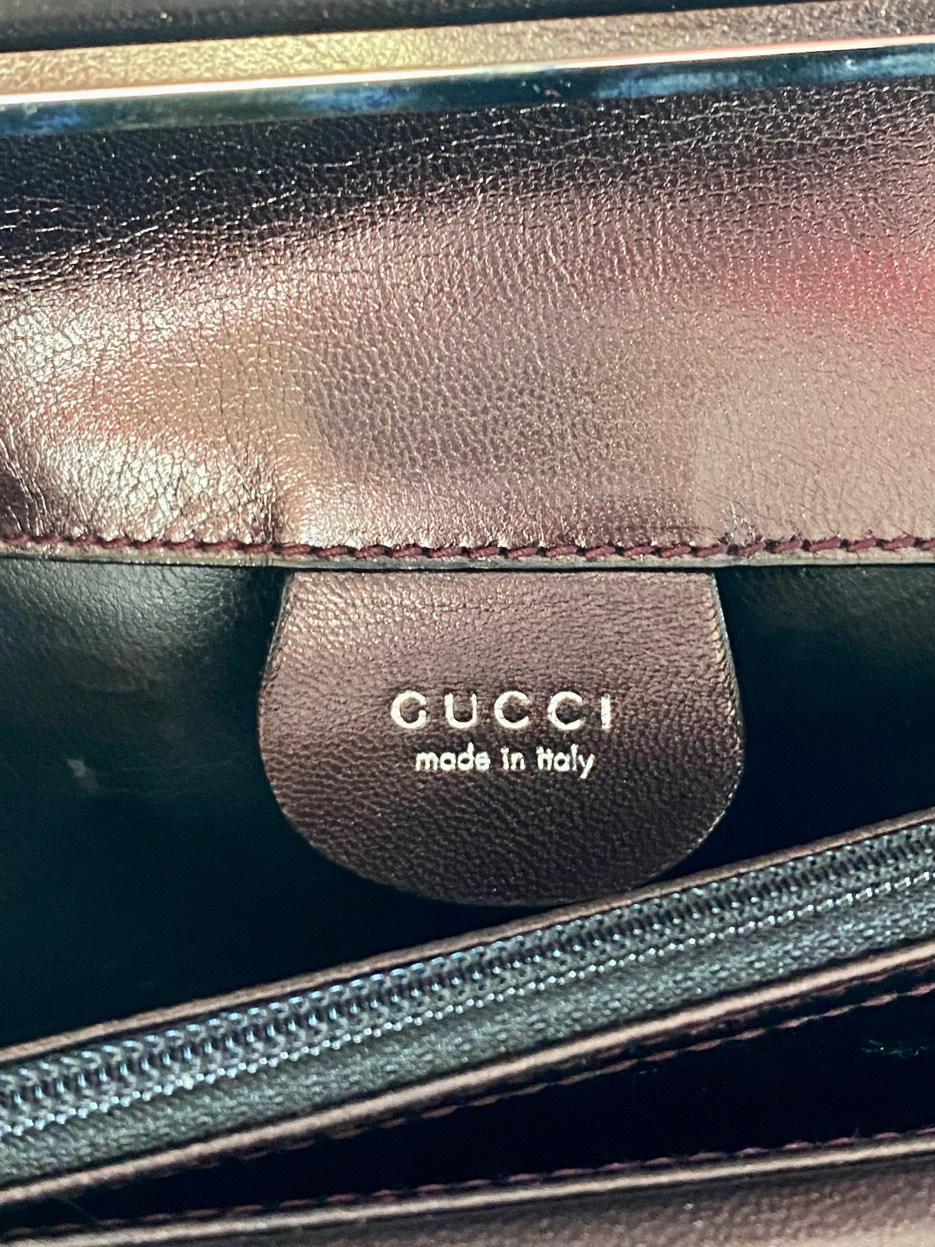 F/W 1997 Gucci by Tom Ford Modern Red Velvet Metal Ring Clutch Bag 1