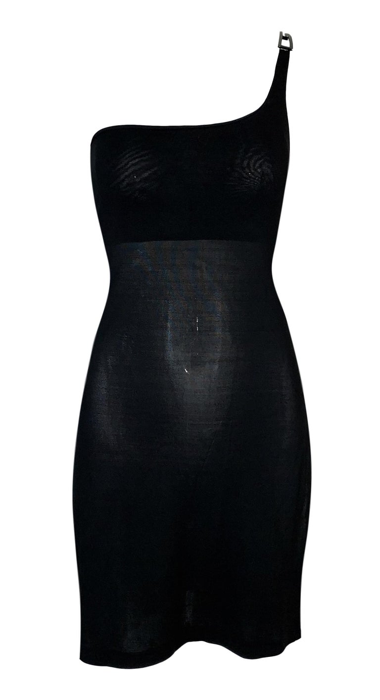 gucci one shoulder mini dress Gucci Polka-dot One-shoulder Minidress