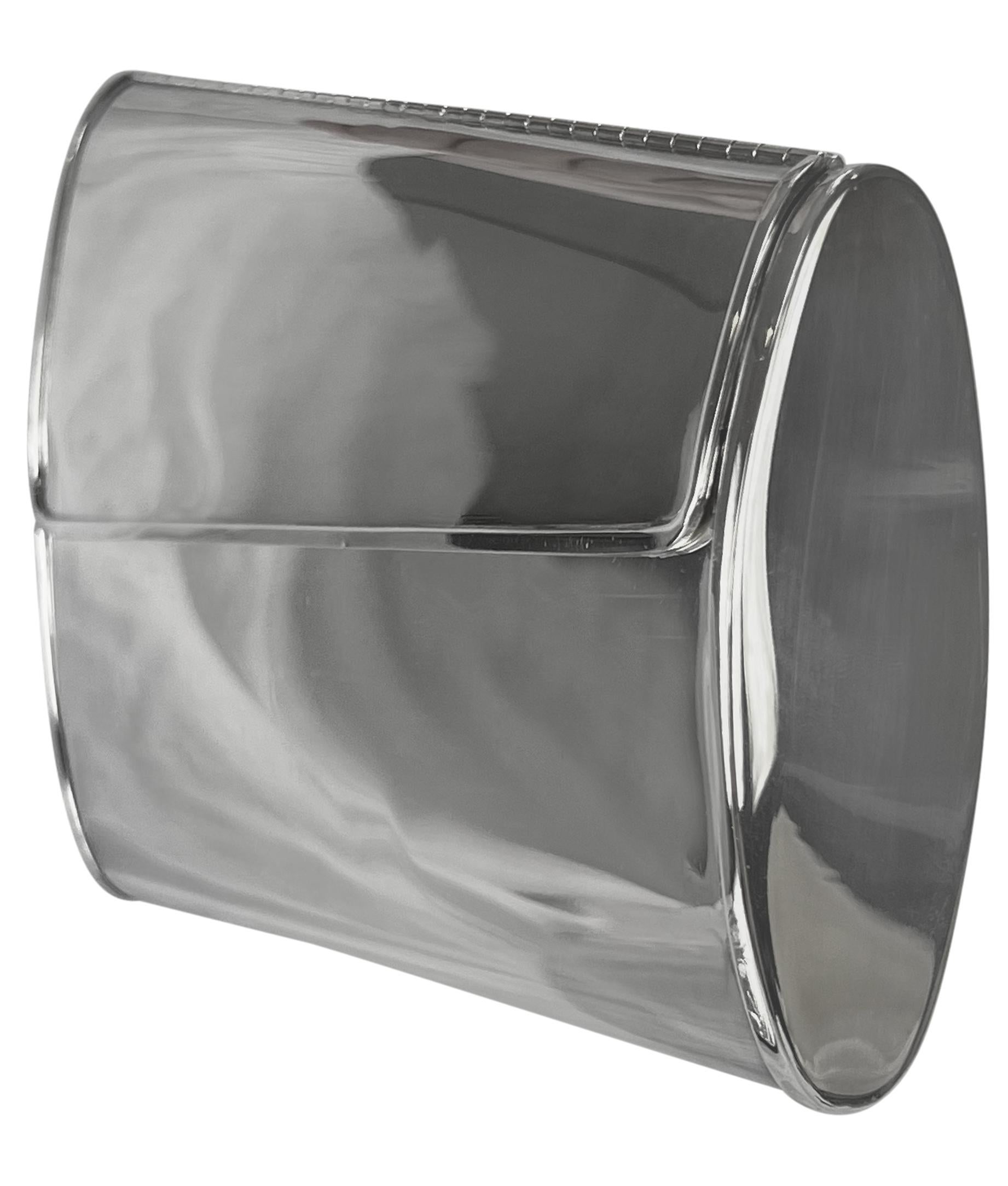 F/W 1997 Ralph Lauren Runway Ad Silver-Plated Scluptured Evening Clutch In Good Condition In West Hollywood, CA