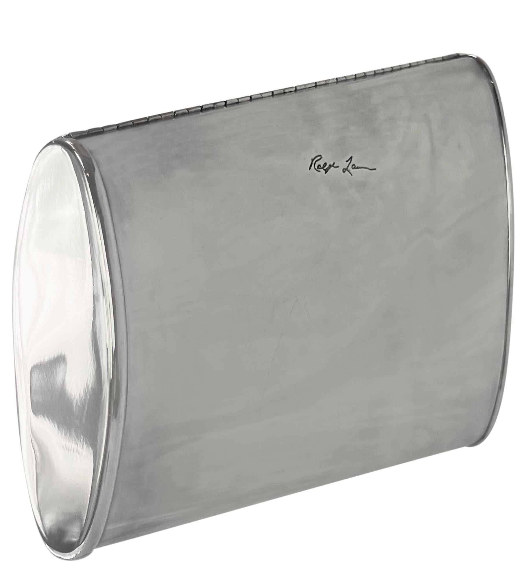 F/W 1997 Ralph Lauren Runway Ad Silver-Plated Scluptured Evening Clutch 2