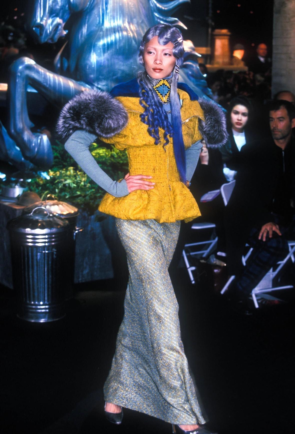 F/W 1998 Christian Dior by John Galliano Beaded Masai Choker For Sale 1