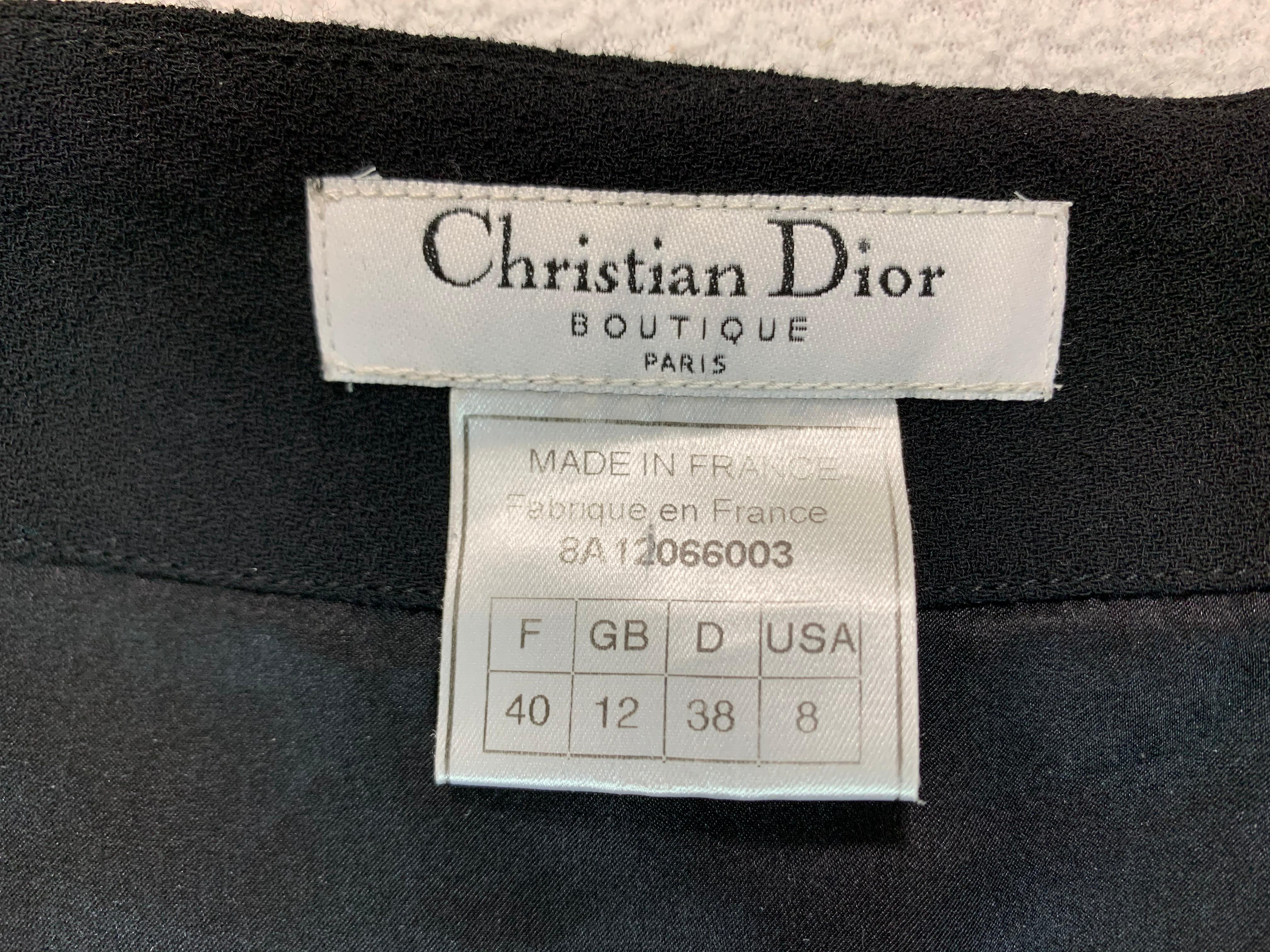 Women's F/W 1998 Christian Dior by John Galliano Black Fit n Flare Lace Dress
