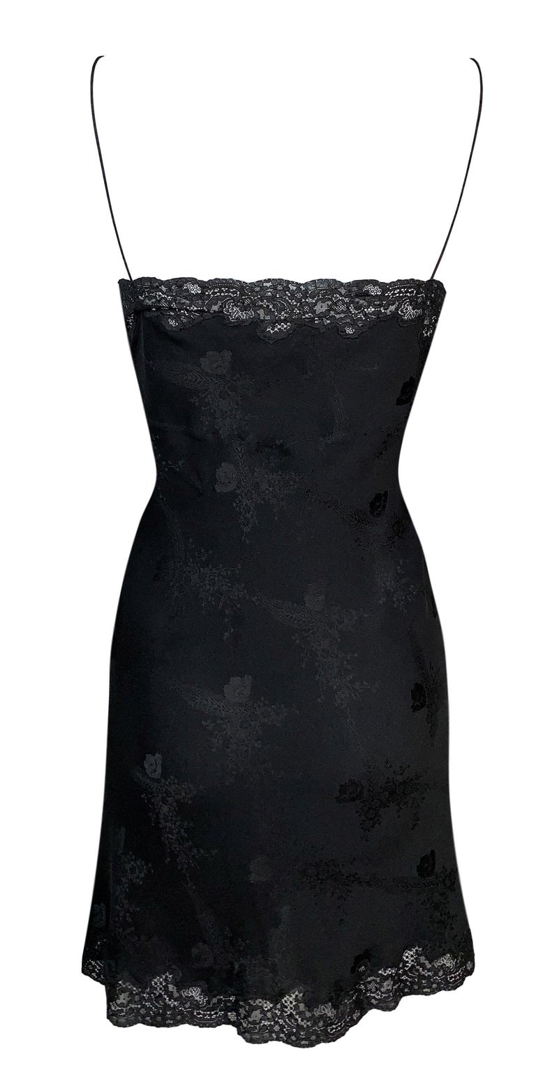 F/W 1998 Christian Dior by John Galliano Black Lace Bows Mini Slip Dress at  1stDibs | dior by galliano mini slip dresses, dior black lace slip dress, dior  galliano mini slip dress