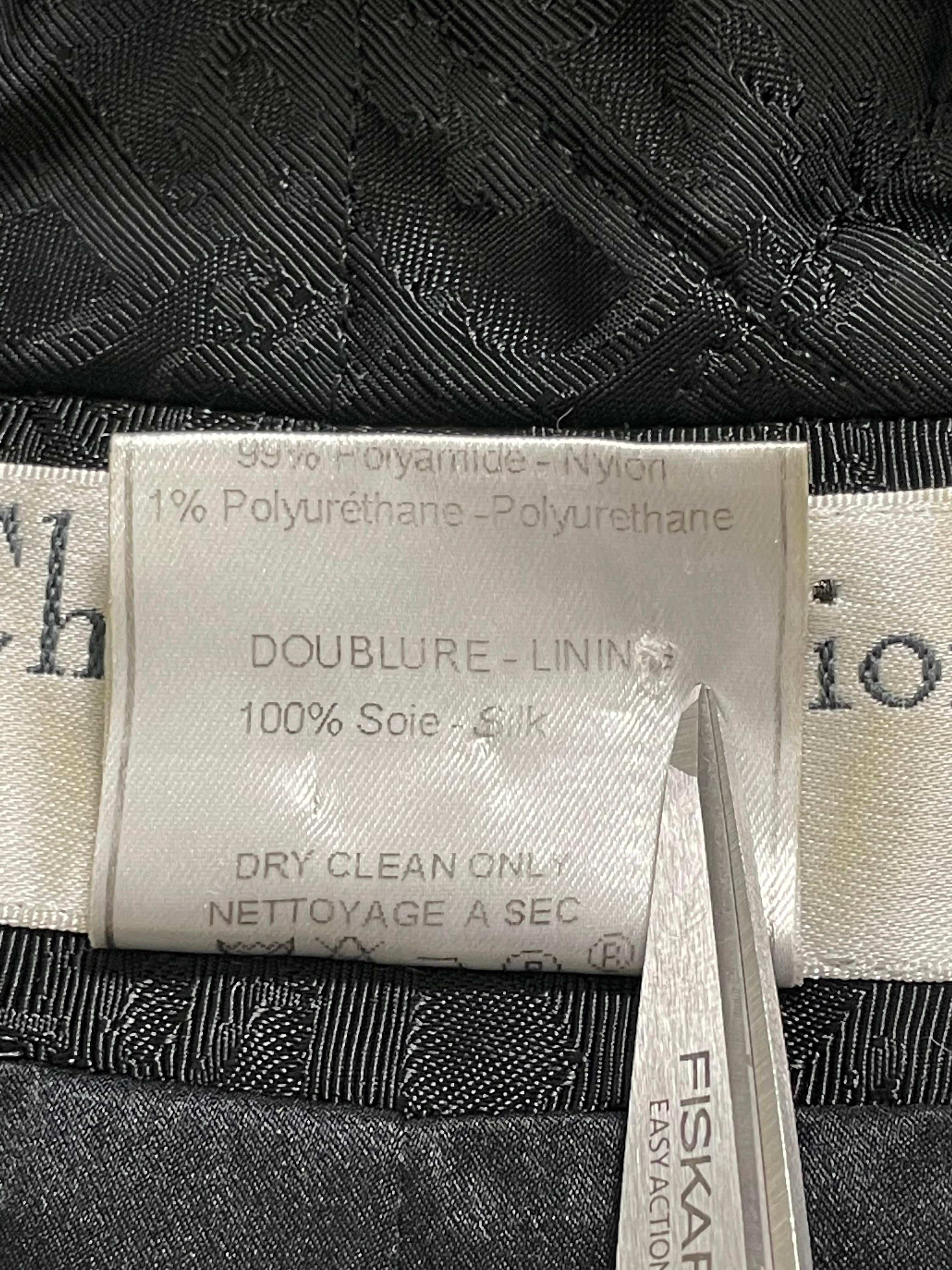 F/W 1998 Christian Dior John Galliano Runway Black Monogram Logo Puffer Jacket In Good Condition In Yukon, OK