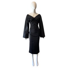 F/W 1998 Dolce & Gabbana Kimono Sleeve Dress